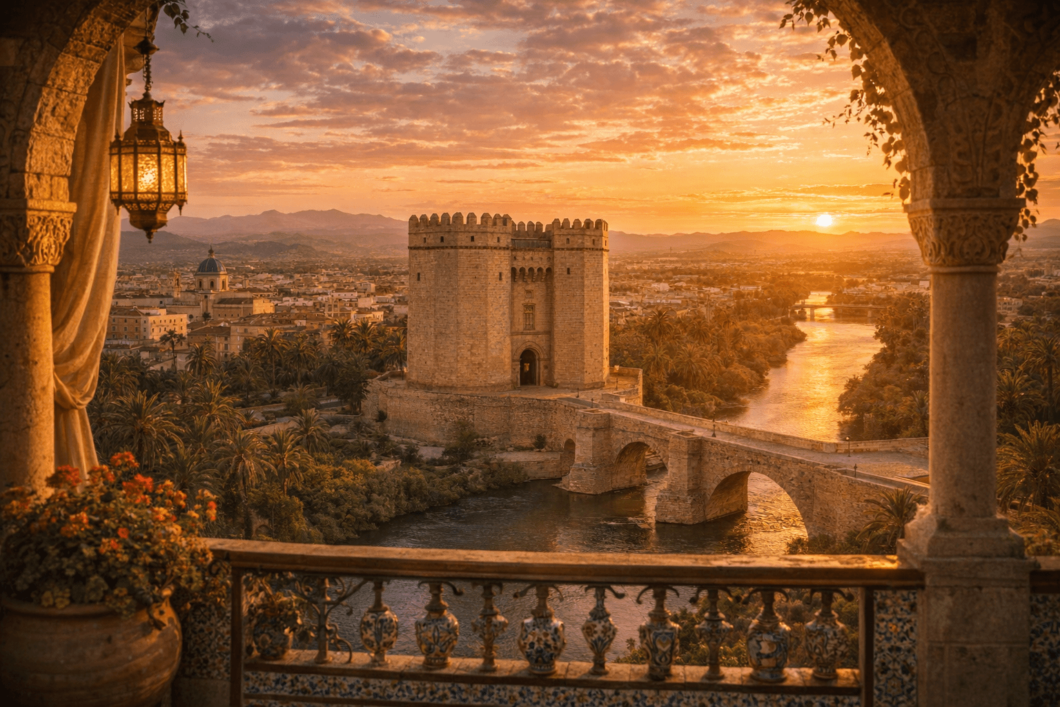 Vista cinematográfica de Torre de la Calahorra, Elche