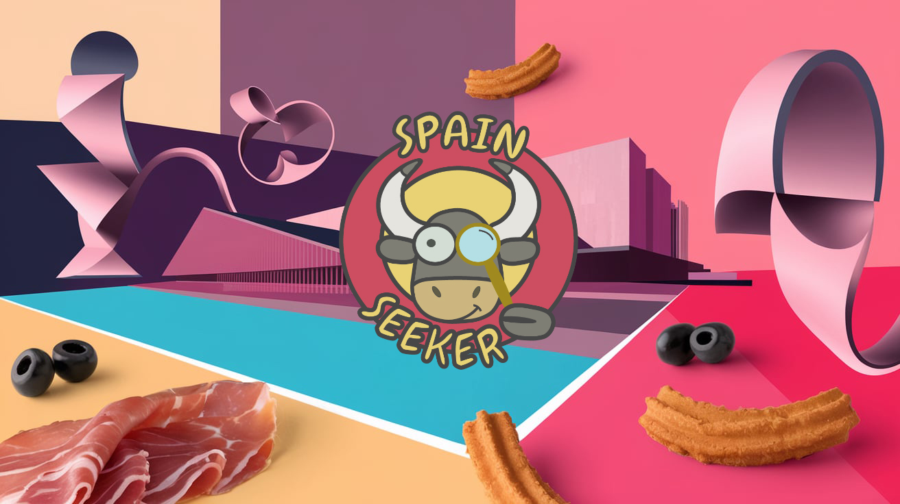 En livlig scene fra en af Spaniens hemmelige festivaler, der viser traditionelle kostumer og festlige fejringer.