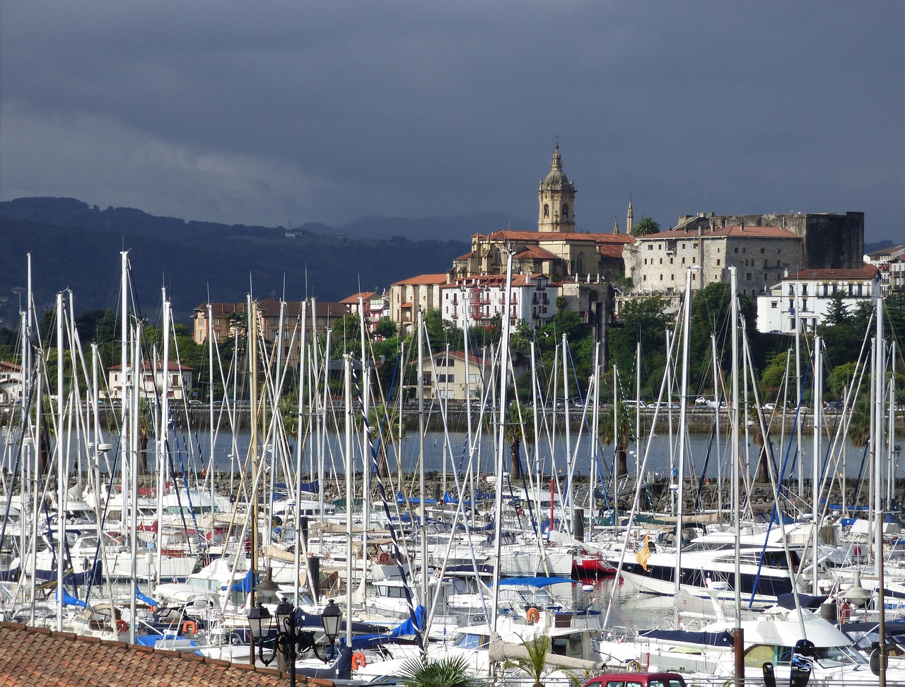 Stunning view of Hondarribia showcasing its picturesque architecture and natural landscapes, a hidden gem in Spain.