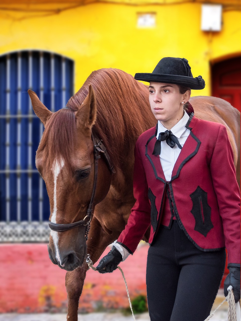 The Royal Stables of Córdoba showcasing Andalusian horses and a flamenco performance, highlighting Spain's rich cultural heritage.