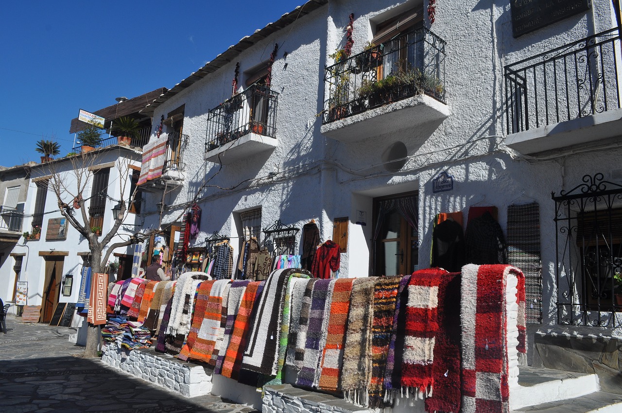 Stunning view of Capileira, a tranquil village nestled in the Alpujarras mountains, showcasing its traditional architecture and scenic landscapes.